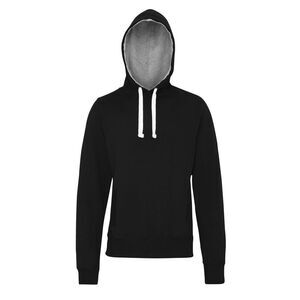 AWDis Just Hoods Mens Chunky Pullover Hoodie / Jet Black